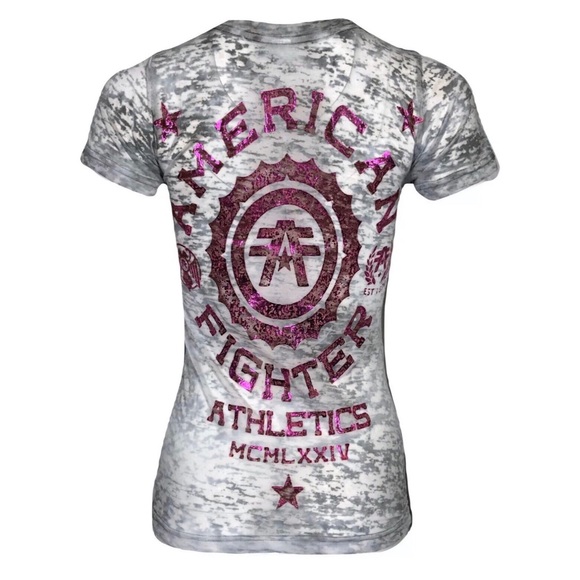 AMERICAN FIGHTER Womens T-Shirt MARYLAND Athletic - Picture 3 of 7
